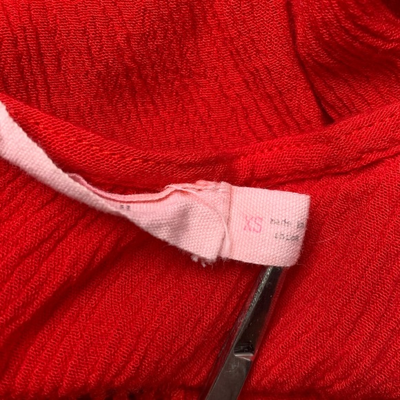 Lush : red rayon romper - Picture 11 of 13